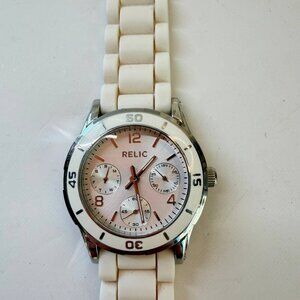 Relic by Fossil ZR15582 Women’s Multifunction Watch – White